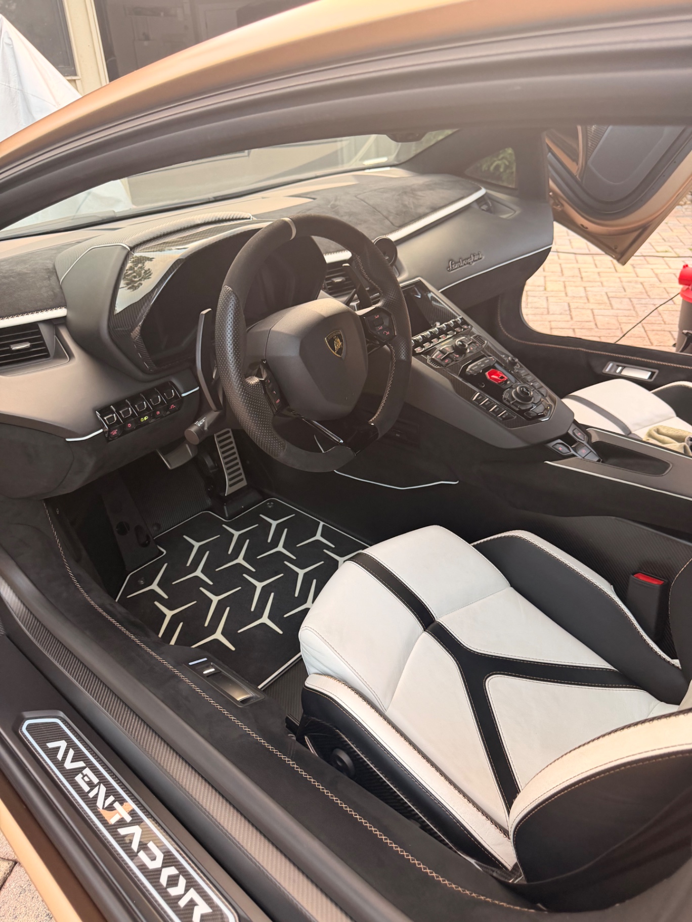 Lamborghini interior