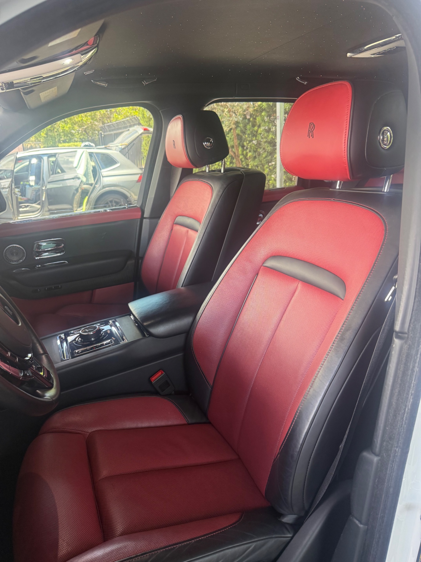 Rolls-Royce leather detail
