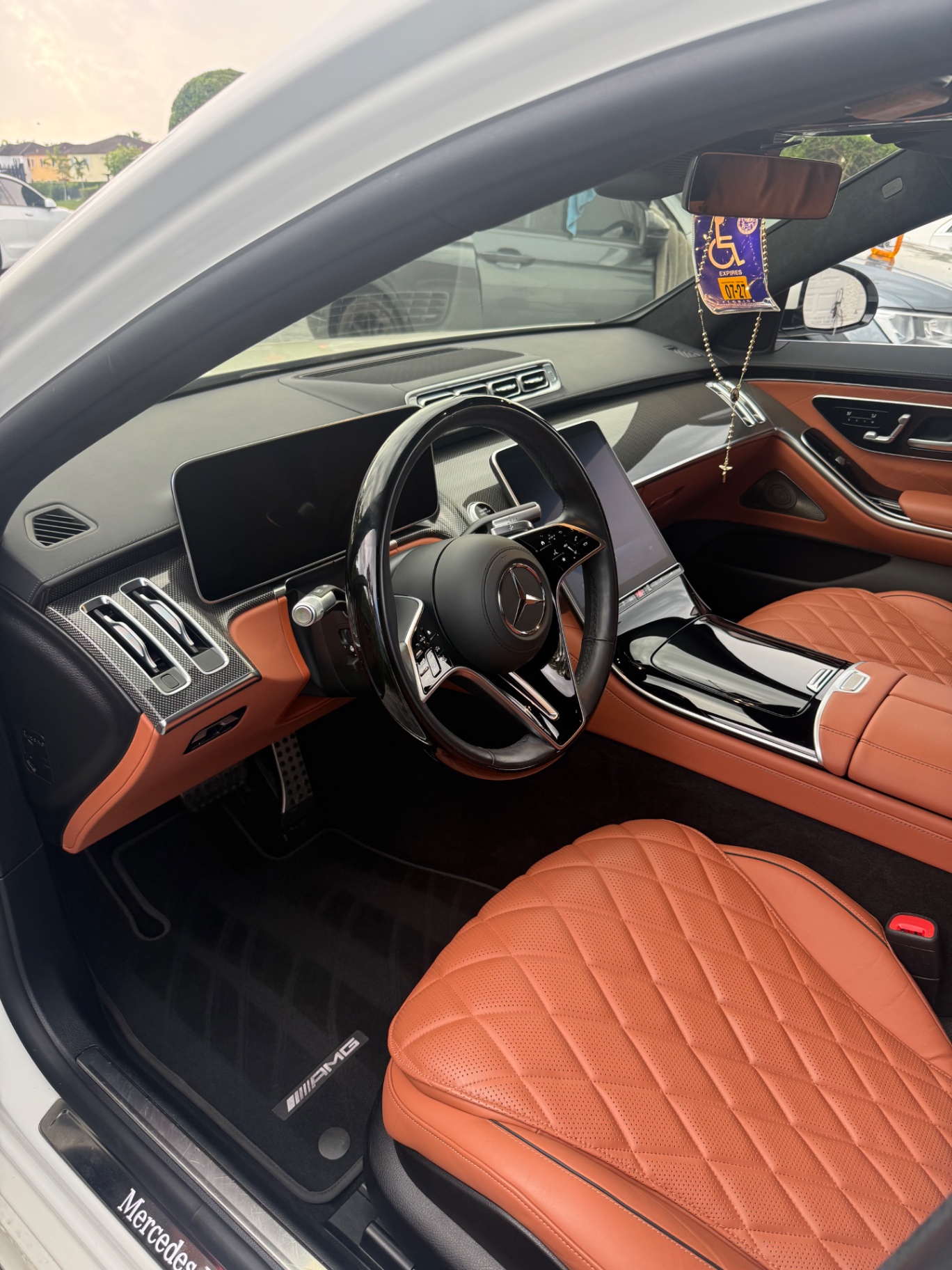 Mercedes interior detail